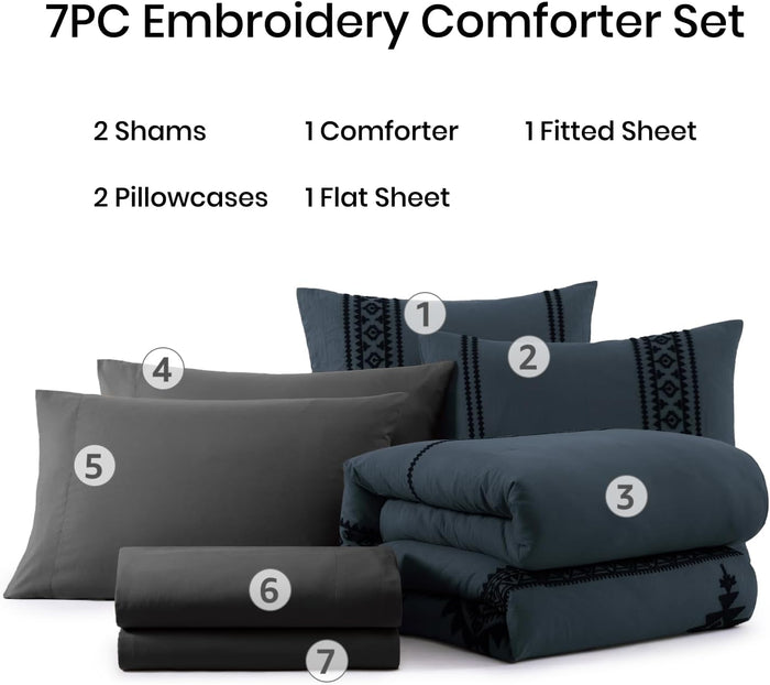 Catami Embroidery Comforter Set