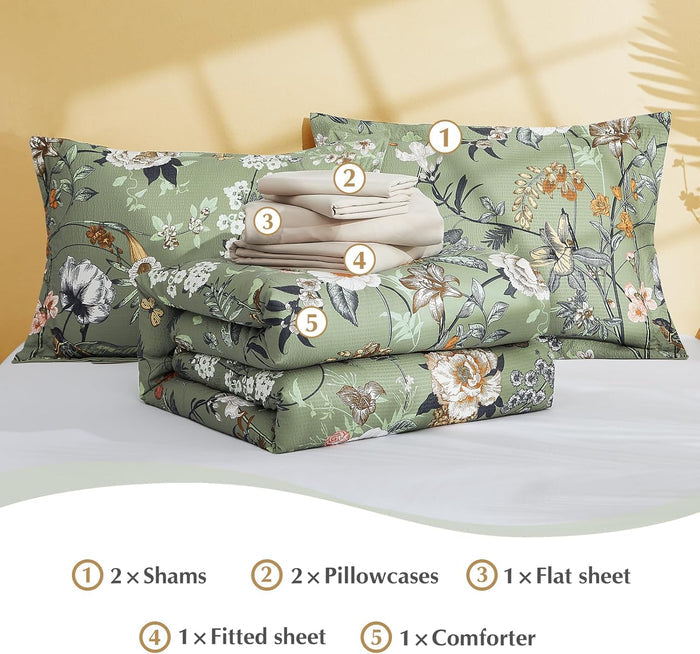 Catami Floral 7-piece Comforter Set