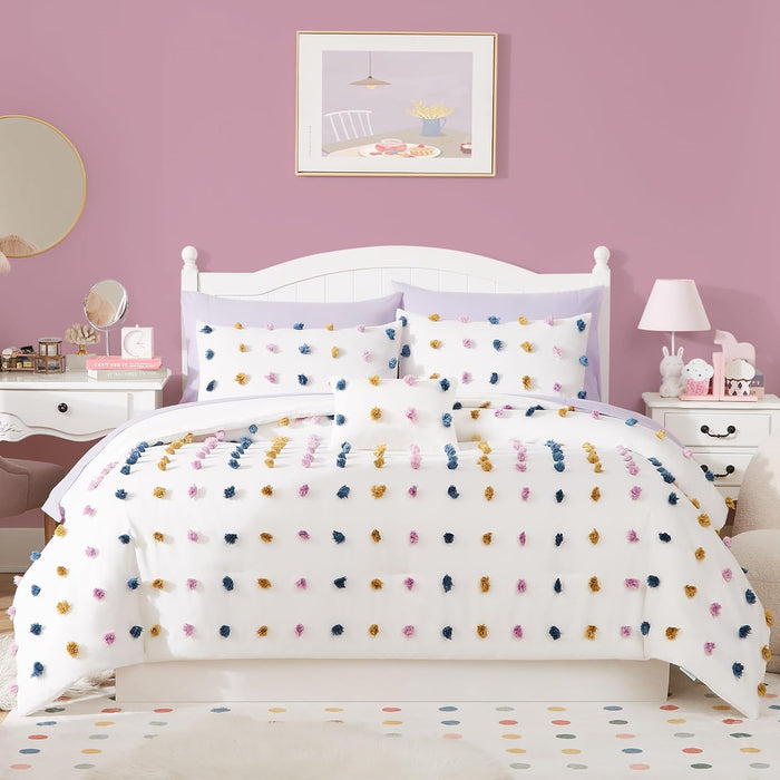Catami Pom Tufted Comforter Set