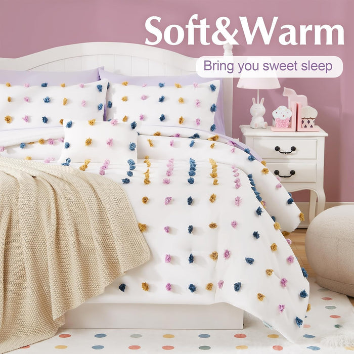 Catami Pom Tufted Comforter Set