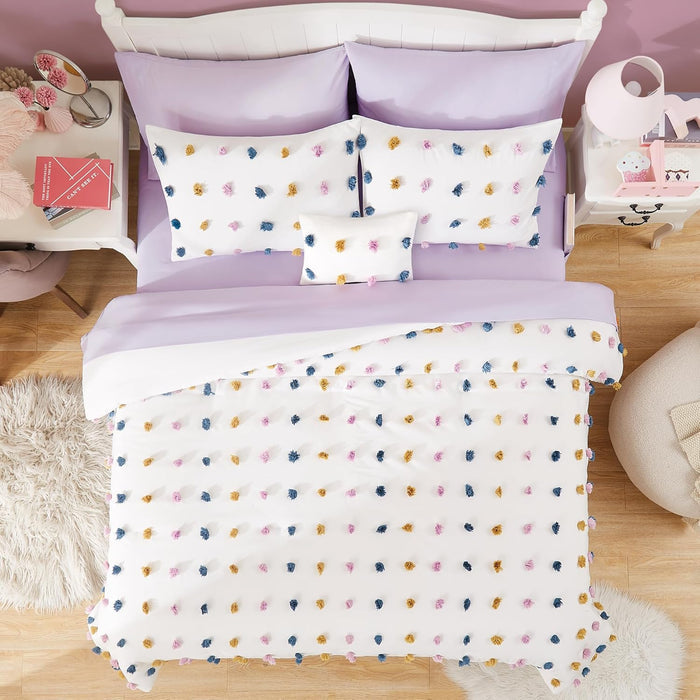 Catami Pom Tufted Comforter Set