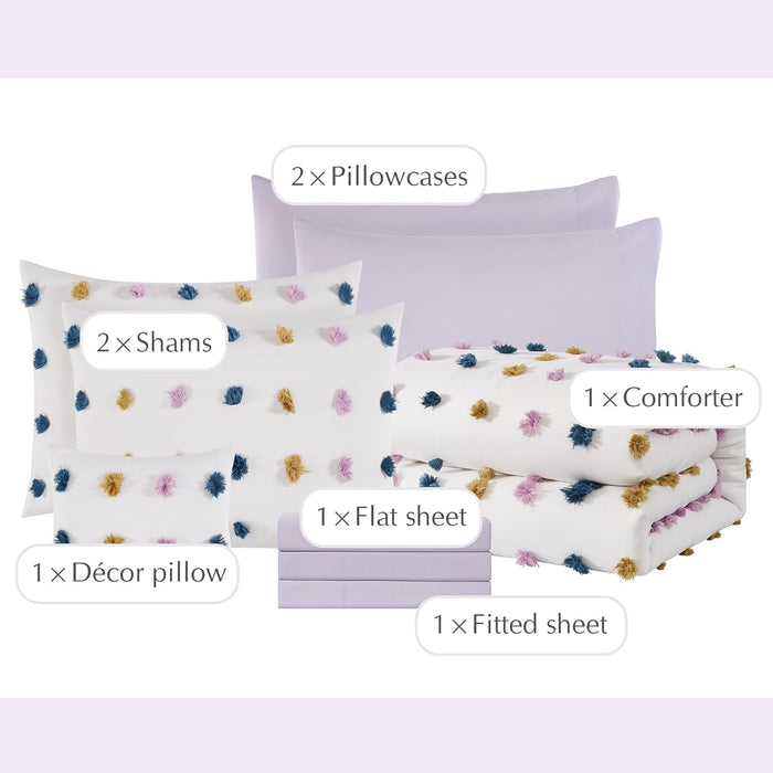 Catami Pom Tufted Comforter Set