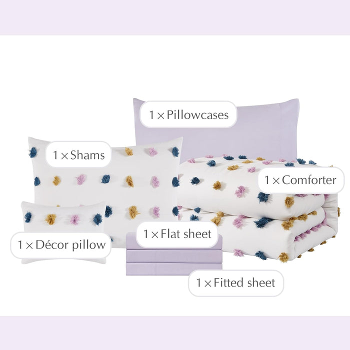 Catami Pom Tufted Comforter Set