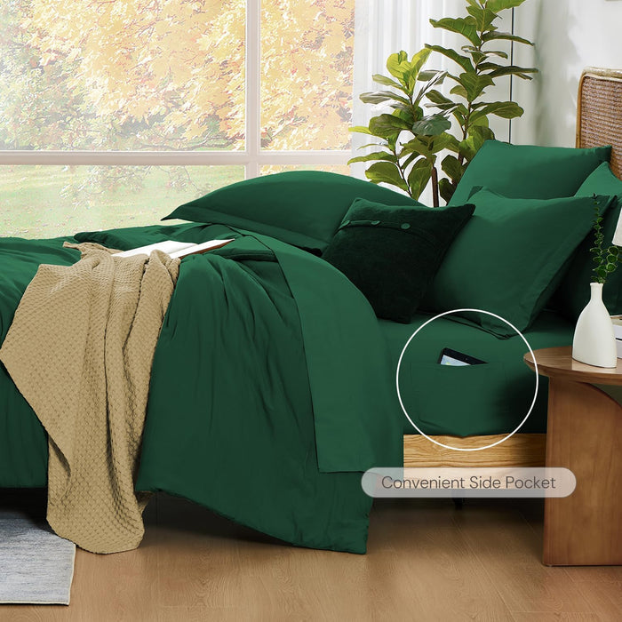 Catami Prewashed fabric 7-piece Bed in a Bag Comforter Set