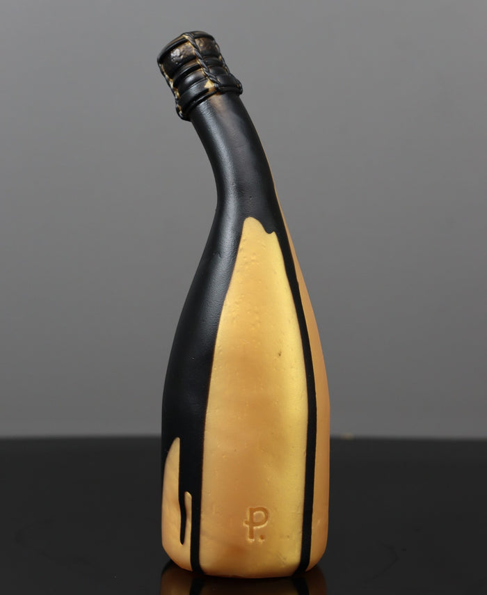 Champagne - Soft, FLOP (Tears in Black Silicone)