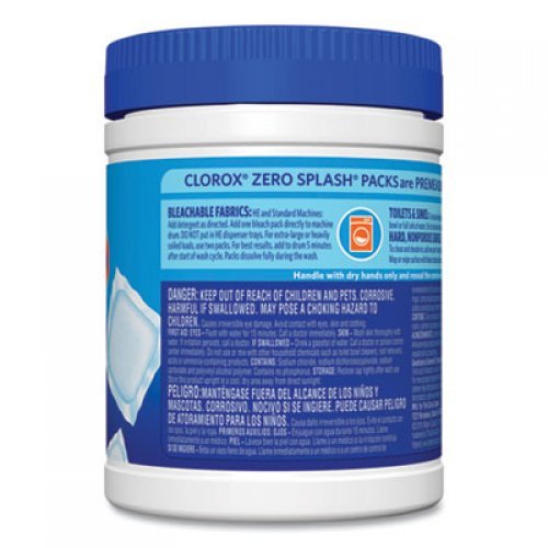 Clorox Control Bleach Packs, Regular, 12 Tabs/Pack, 6 Packs/Carton (31371)