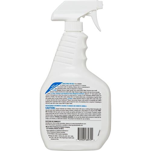 Clorox Healthcare Bleach Germicidal Cleaner Spray (68970CT)