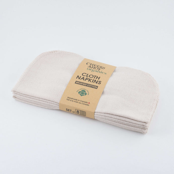 Cocktail Napkins - Organic Brushed Cotton