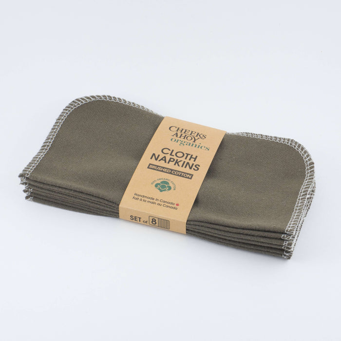 Cocktail Napkins - Organic Brushed Cotton