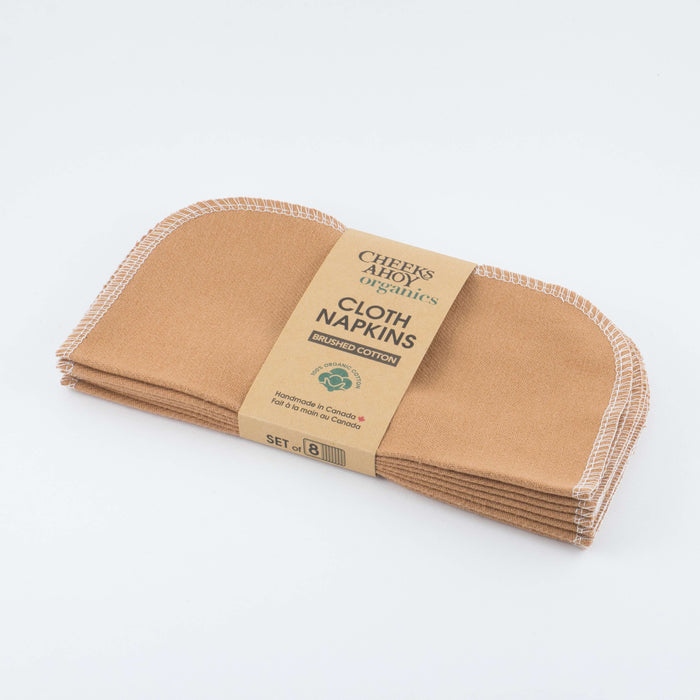 Cocktail Napkins - Organic Brushed Cotton