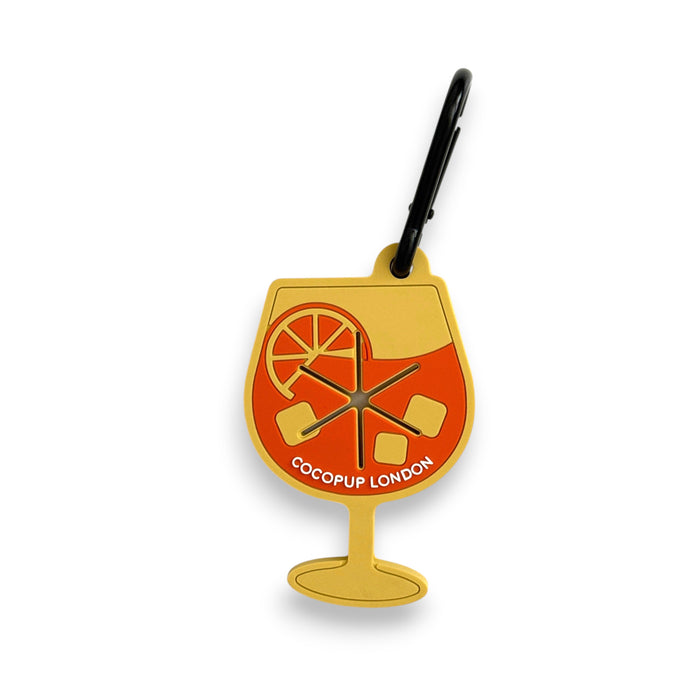 Cocktail glass shaped Poop Pocket with a hole in the centre designed to hold dog poo bags once used.