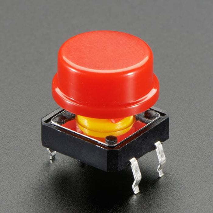 Colourful Round Tactile Button Switch Assortment - 15 pack by Adafruit - The Pi Hut