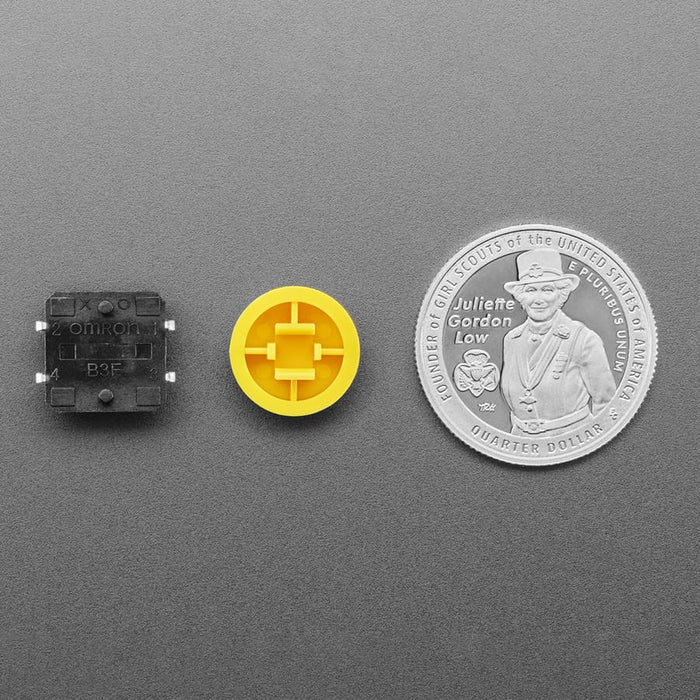 Colourful Round Tactile Button Switch Assortment - 15 pack by Adafruit - The Pi Hut