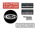 Columbia MTD 1972 Snowmobile Decals