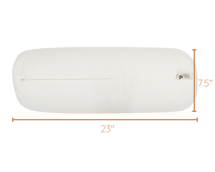 ComfyMama Nursing and Pregnancy Pillow- 3-in-1 Organic Buckwheat Hull Pillow + Pillowcase
