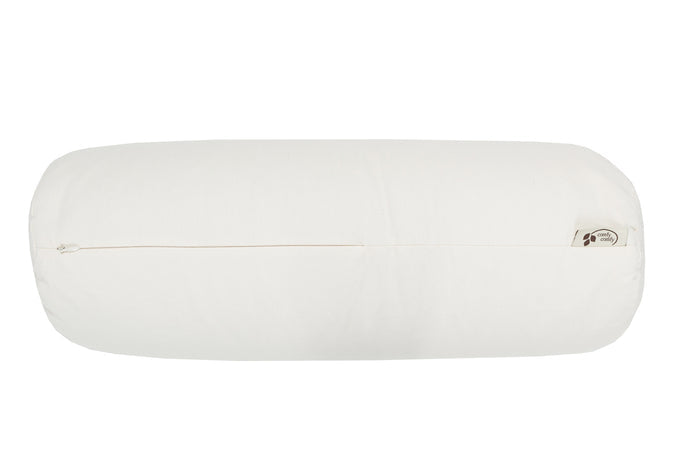 ComfyNeck Plus Side Sleeper Pillow + Pillowcase - Organic Buckwheat Hull Roll Pillow
