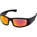 Coyote +, Gloss Black/Ignite Mirror Glass Polarised Lenses