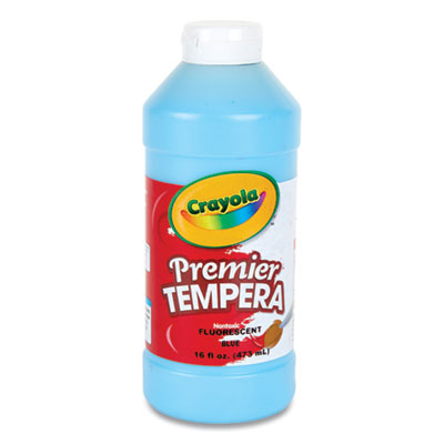 Crayola Premier Tempera Paint Fluorescent Blue 16 oz (24326252)