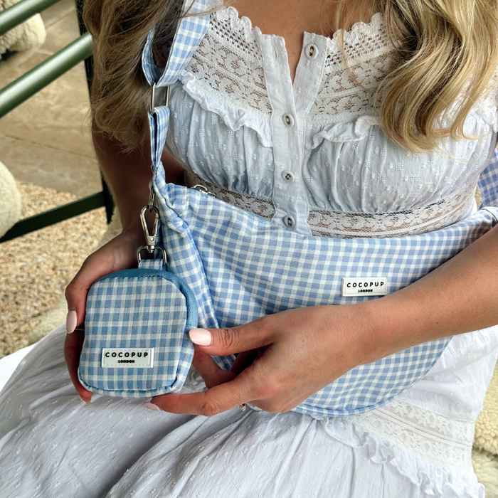 Crescent Treat Pouch - English Blue