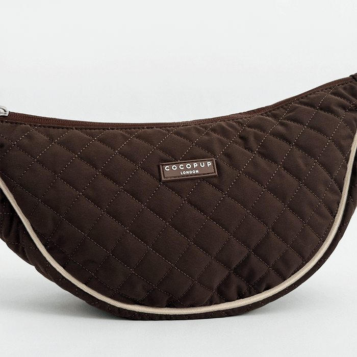 Crossbody Crescent Dog Walking Bag - Burford Quilted