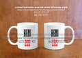 Custom white ceramic Coffee Mug HEMI 265