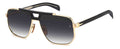 David Beckham DB7157/S #colour_gold-black-dark-grey-gradient