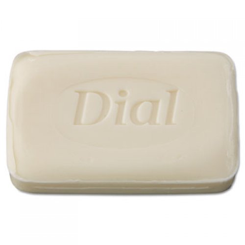 Dial Amenities Individually Wrapped Deodorant Bar Soap, White, # 3 Bar, 200/Carton (00197)
