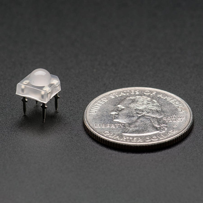 Diffused 'Piranha' Super-flux  RGB (tri-colour) LED (10 pack) by Adafruit - The Pi Hut