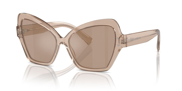 Transparent Camel/Light Brown Flash Gold Mirror / 56
