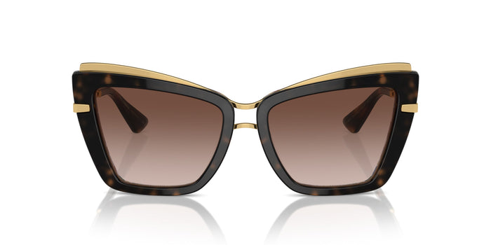 Dolce&Gabbana DG4472 Havana On White Barrow/Brown Gradient #colour_havana-on-white-barrow-brown-gradient