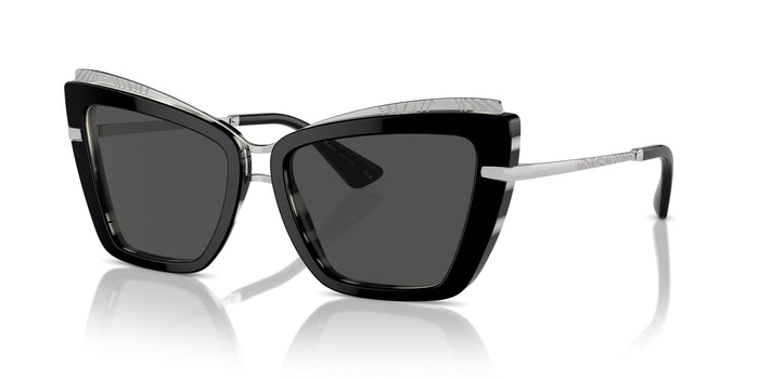 Black On Zebra/Dark Grey / 54