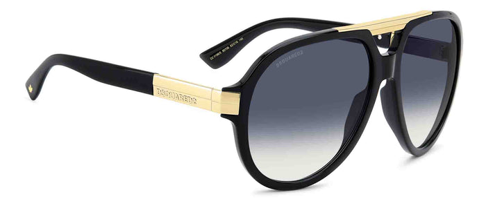 DSQUARED2 D2 0196/S #colour_black-dark-blue-gradient