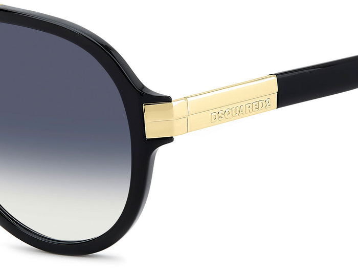 DSQUARED2 D2 0196/S #colour_black-dark-blue-gradient