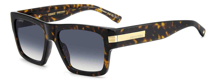 DSQUARED2 D2 0198/S #colour_havana-brown-dark-blue-gradient