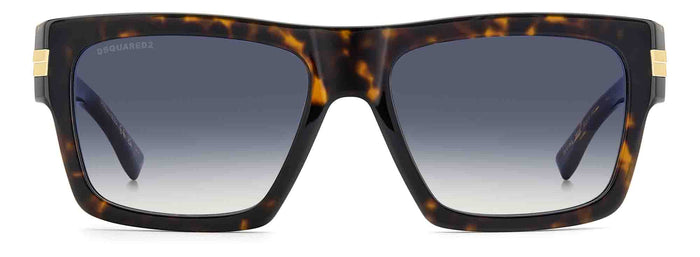 DSQUARED2 D2 0198/S #colour_havana-brown-dark-blue-gradient