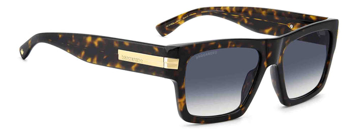 DSQUARED2 D2 0198/S #colour_havana-brown-dark-blue-gradient