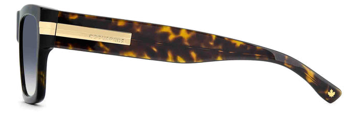 DSQUARED2 D2 0198/S #colour_havana-brown-dark-blue-gradient