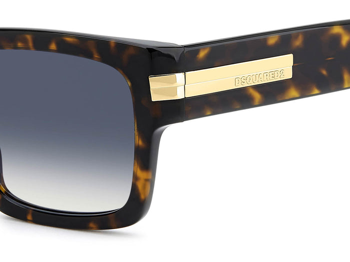 DSQUARED2 D2 0198/S #colour_havana-brown-dark-blue-gradient