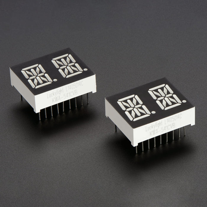 Dual Alphanumeric Display - Red 0.54" Digit Height - Pack of 2 by Adafruit - The Pi Hut