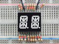 Dual Alphanumeric Display - White 0.54" Digit Height - Pack of 2 [discontinued] by The Pi Hut - The Pi Hut