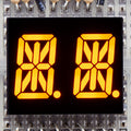 Dual Alphanumeric Display -Yellow 0.54" Digit Height - Pack of 2 by Adafruit - The Pi Hut