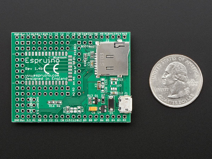Espruino 1.4 - Open Source Javascript Microcontroller by Espruino - The Pi Hut