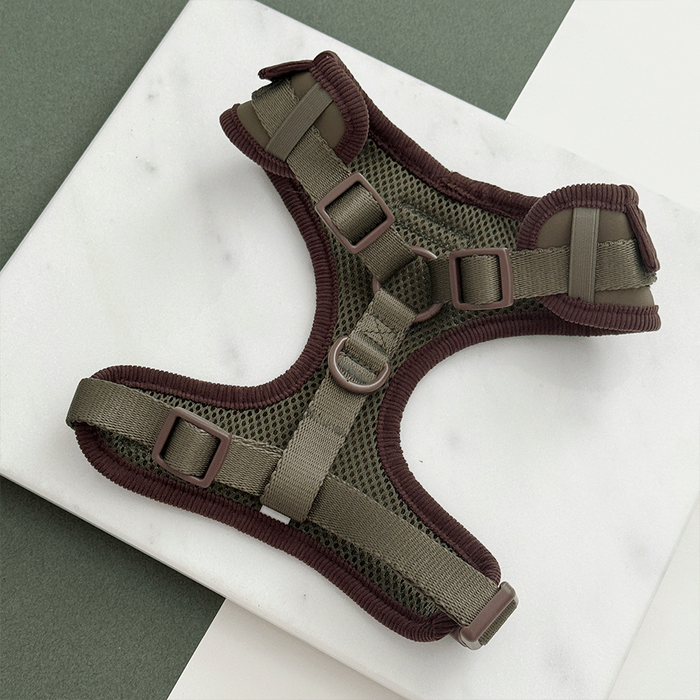 Farmhouse Moss Green Adjustable Neck HARNESS