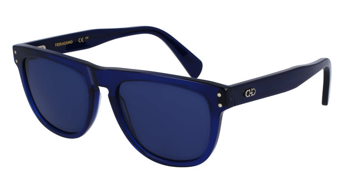 Transparent Blue/Blue / 55