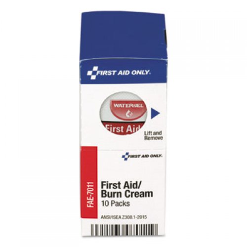 First Aid Only SmartCompliance Burn Cream, 10/Box (FAE7011)