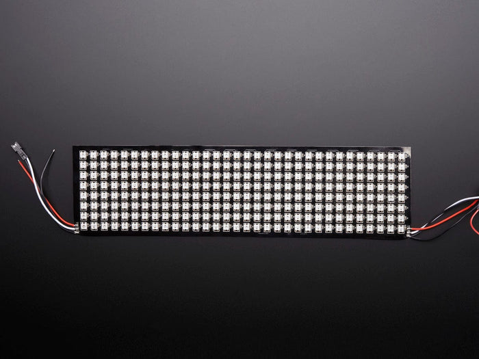 Flexible 8x32 NeoPixel RGB LED Matrix [Discontinued] by The Pi Hut - The Pi Hut