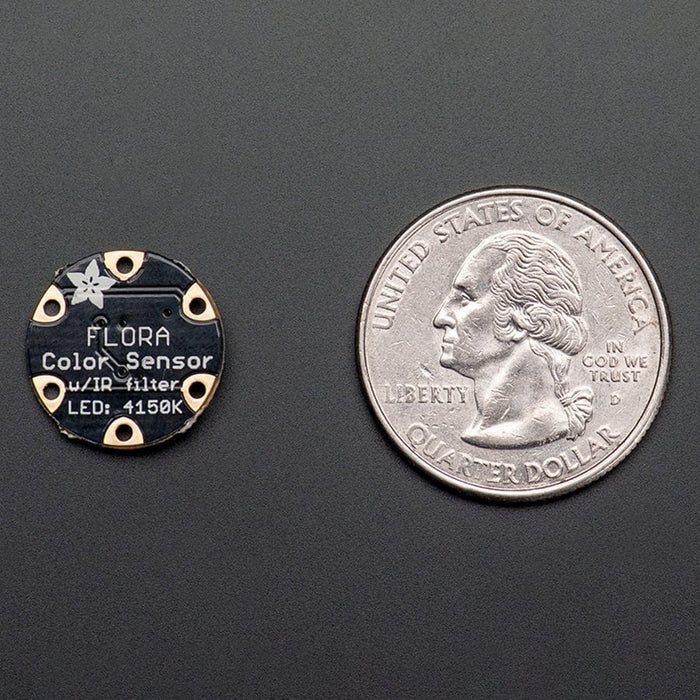 Flora Color Sensor with White Illumination LED - TCS34725 [Discontinued] by Adafruit - The Pi Hut