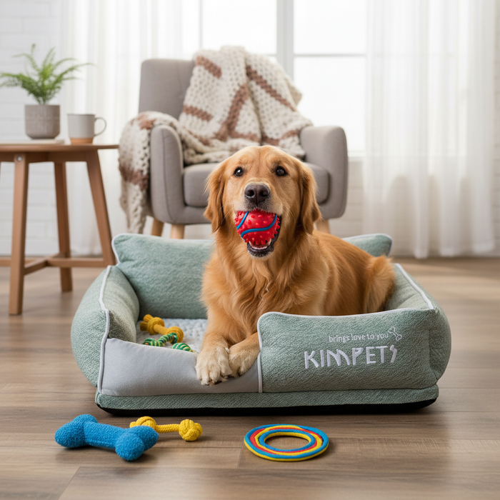 Four Seasons Pet Bed - Dog with Toys