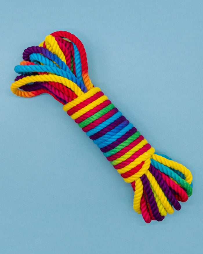 Funfetti Rainbow Bondage Rope