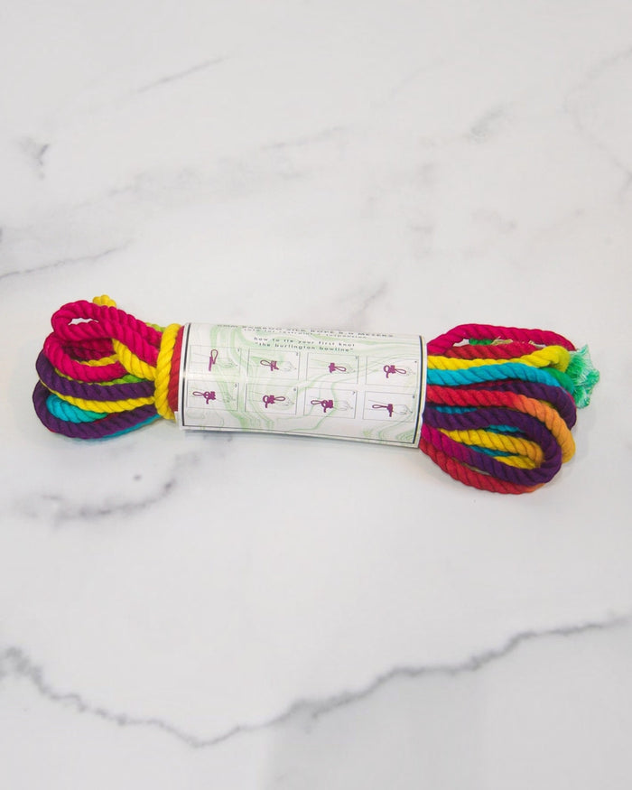 Funfetti Rainbow Bondage Rope